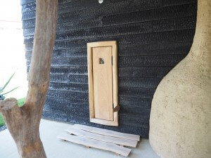 Tuer mit Spion Storkhouse