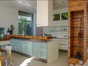 Kueche modern Palisander