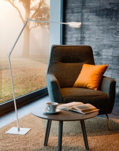 Jackie Stehlampe modern weiß