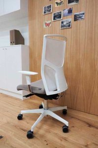 Bürostuhl weiß modern ergonomisch