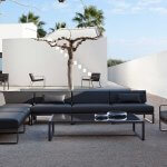SIT Couch Outdoor modern braun